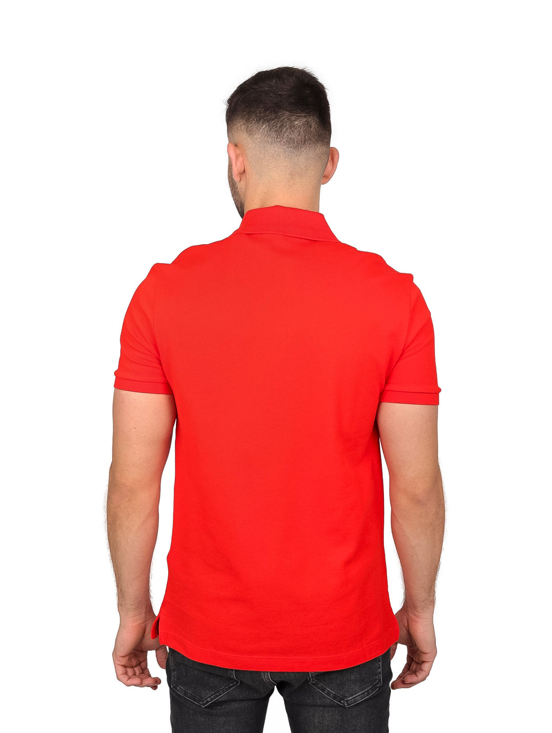 Playera Polo Lacoste L1212 Color Rojo
