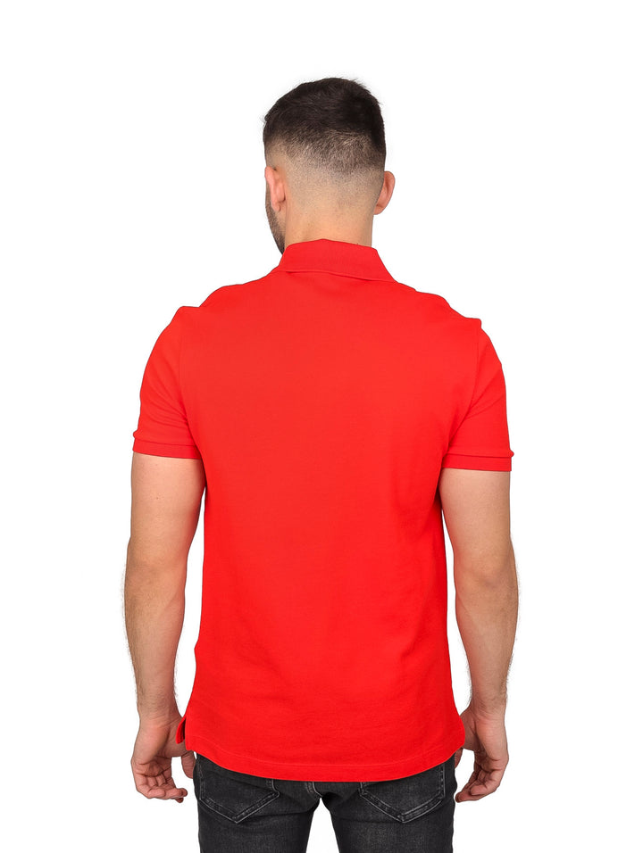Playera Polo Lacoste L1212 Color Rojo