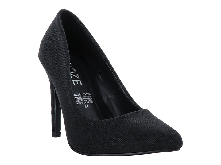 Zapatillas Tacón Stiletto ROZE Negro para Mujer