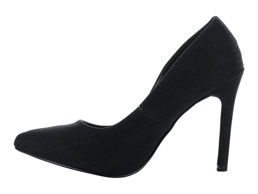 Zapatillas Tacón Stiletto ROZE Negro para Mujer