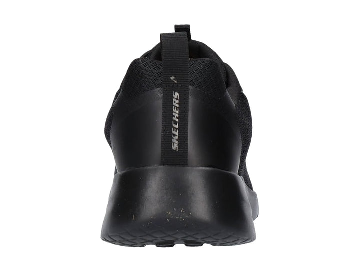Tenis deportivos Skechers Dynamight 2.0 en color negro total con tejido de malla y suela cómoda.