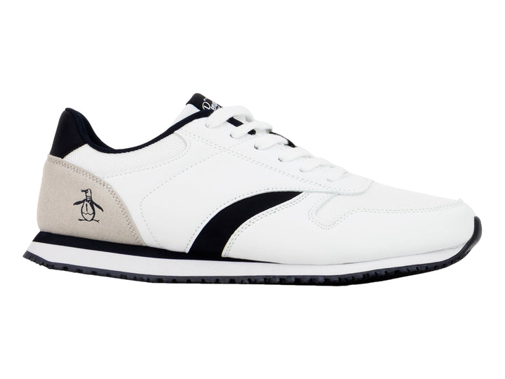 Tenis PENGUIN SEAN blancos con detalles en negro y gris, diseño deportivo y casual.