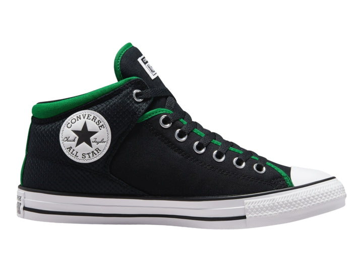 Tenis Converse Chuck Taylor All Star High Street Mid Negro y Verde para Hombre