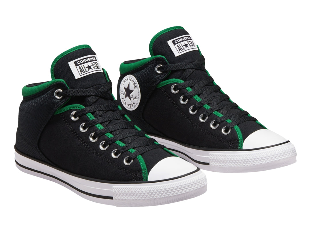 Tenis Converse Chuck Taylor All Star High Street Mid Negro y Verde para Hombre