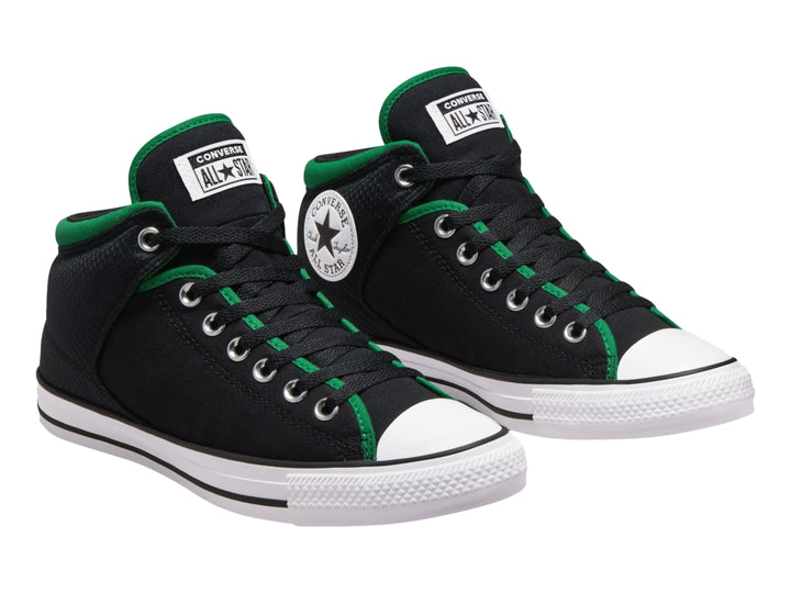 Tenis Converse Chuck Taylor All Star High Street Mid Negro y Verde para Hombre