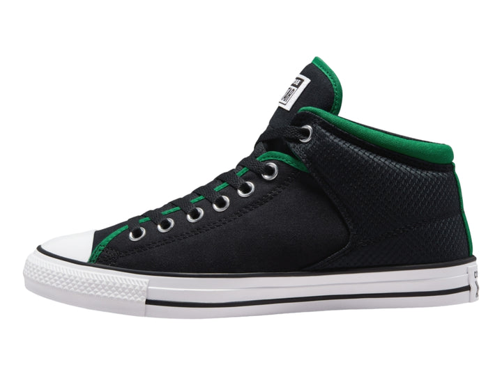 Tenis Converse Chuck Taylor All Star High Street Mid Negro y Verde para Hombre