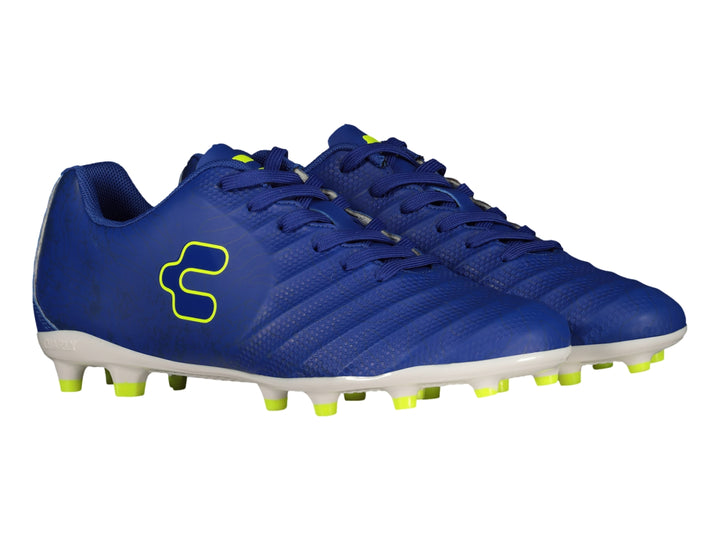 Tenis de Fútbol Charly Azul y Verde Lima para Hombre