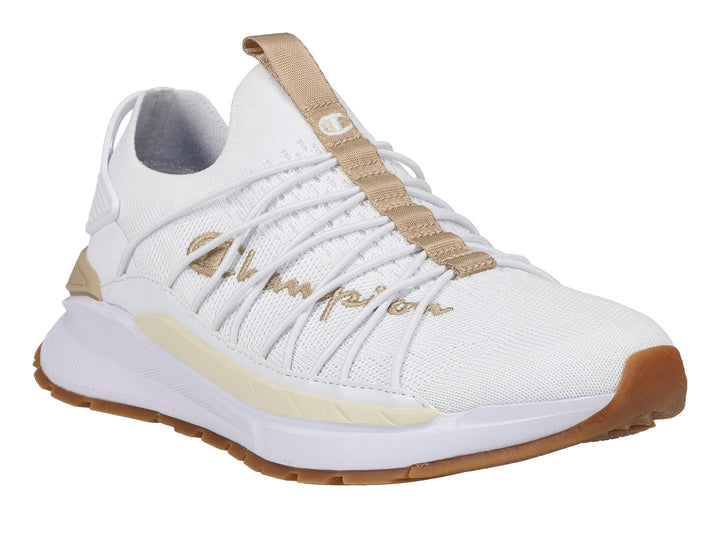 Tenis Champion Flexer Tress Blanco y Marrón para Mujer