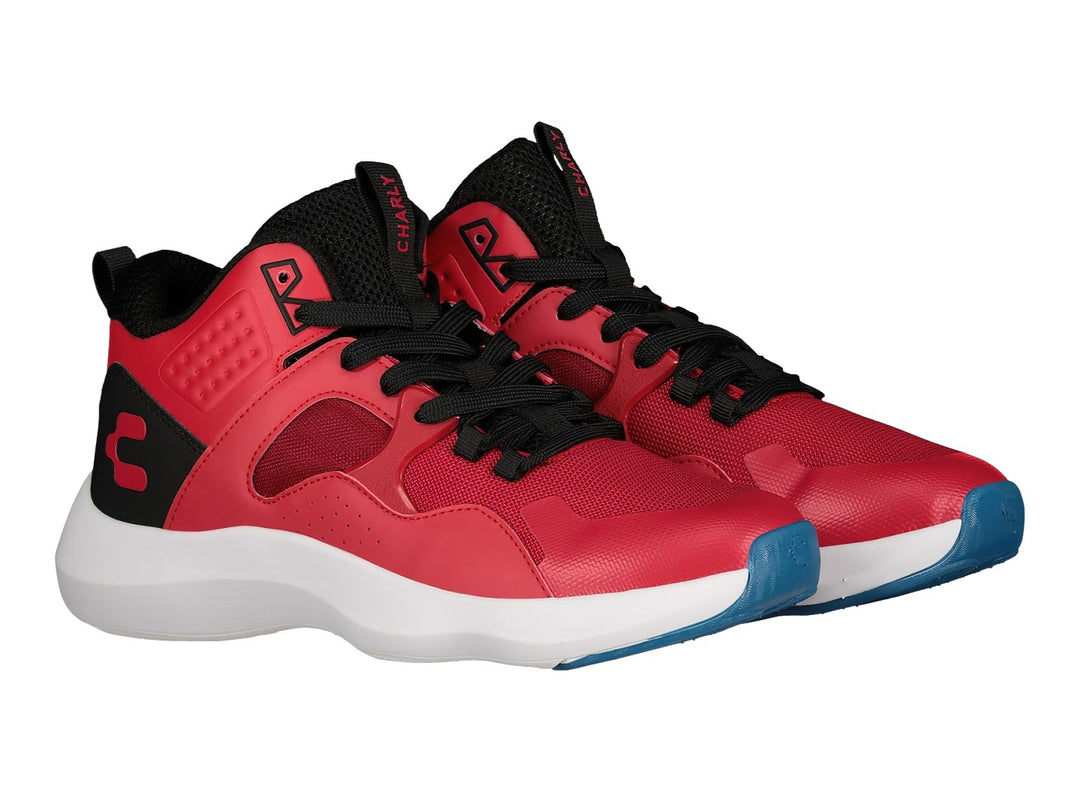 Tenis Charly de Basquetbol Rojo para Hombre