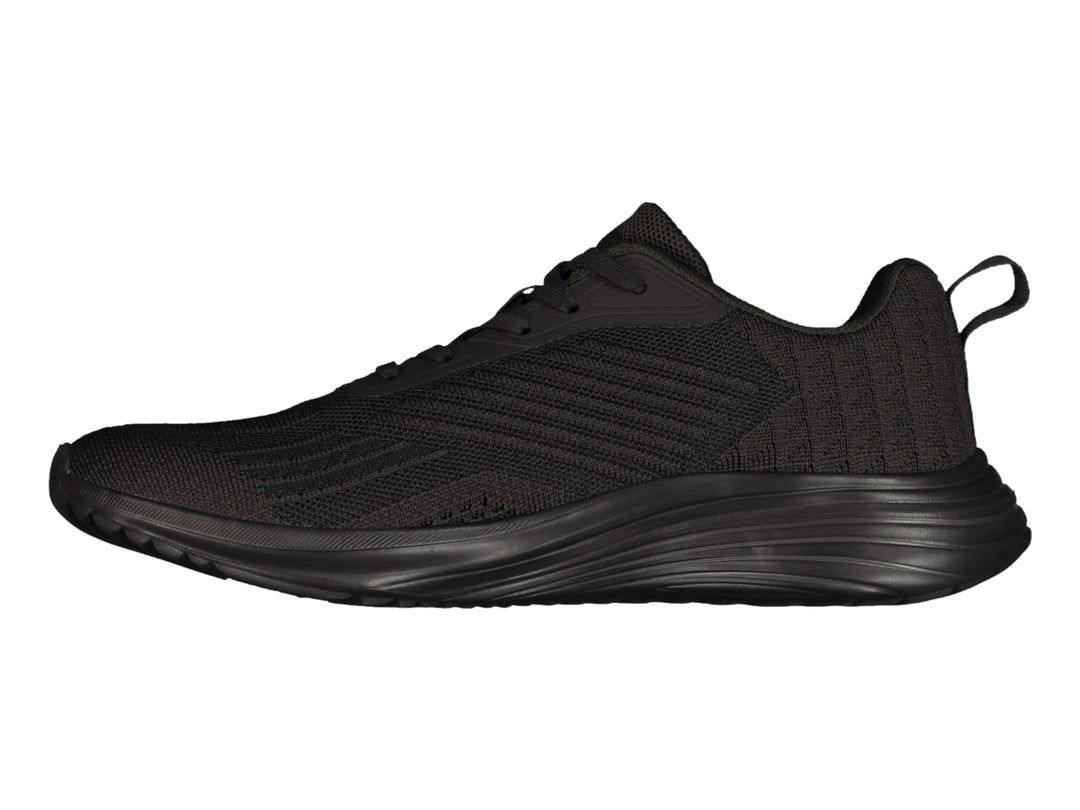 Tenis deportivo Charly color negro con tejido transpirable y suela sintética.