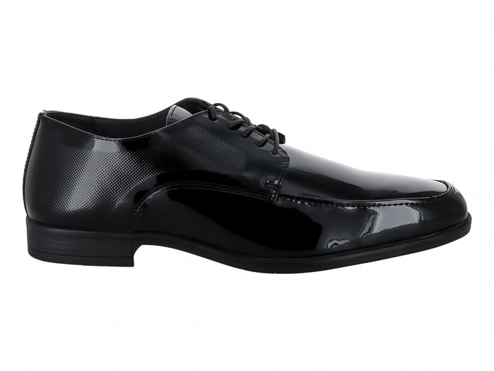 Zapato de vestir para Hombre en color negro charol con cordones.