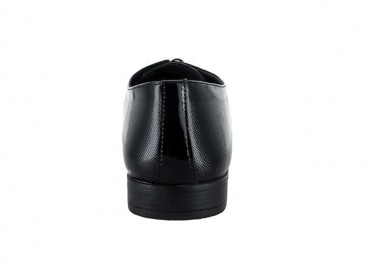 Zapato de vestir para Hombre en color negro charol con cordones.