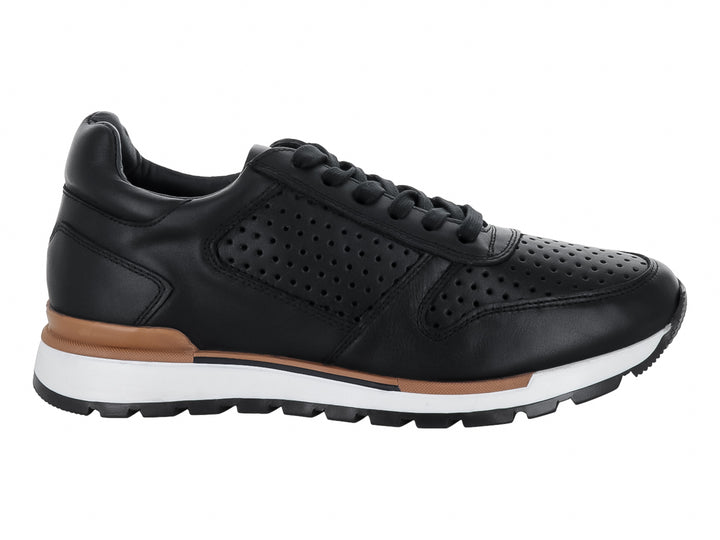 Tenis Fabian Arenas de Piel Negro para Hombre