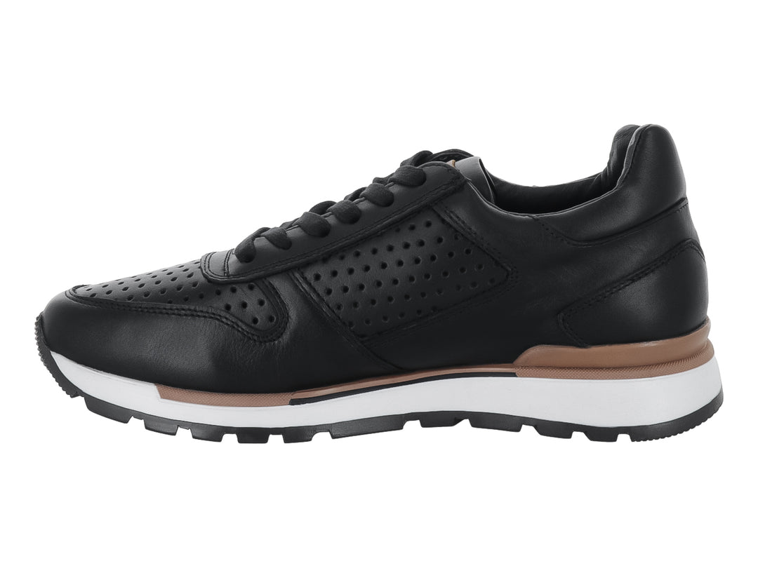 Tenis Fabian Arenas de Piel Negro para Hombre