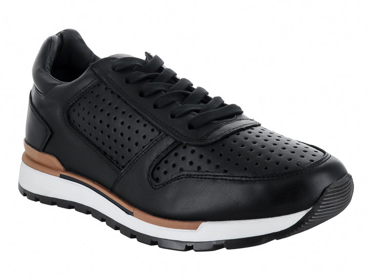 Tenis Fabian Arenas de Piel Negro para Hombre