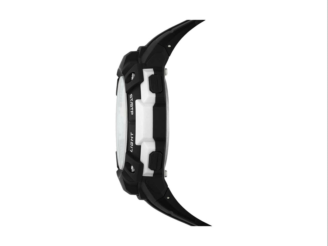 Reloj digital Skechers para hombre en colores negro y blanco con correa sintética y pantalla digital.