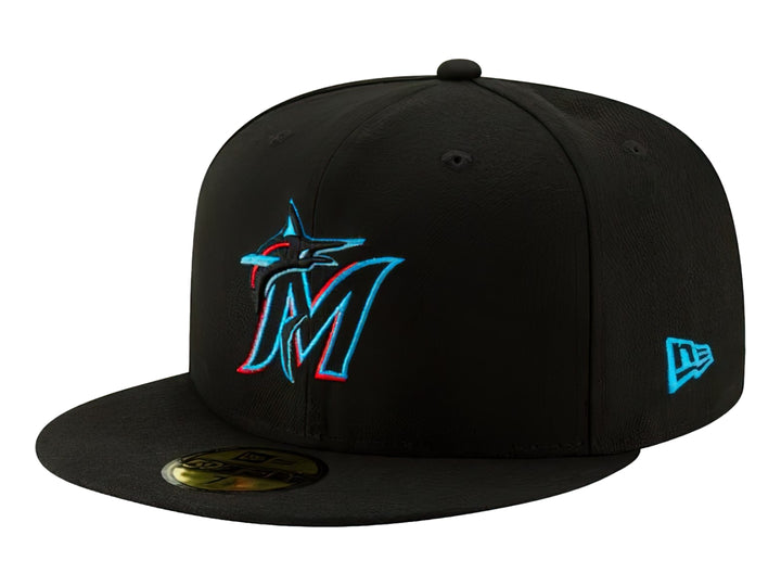 Gorra New Era Miami Marlins MLB Negro para Hombre