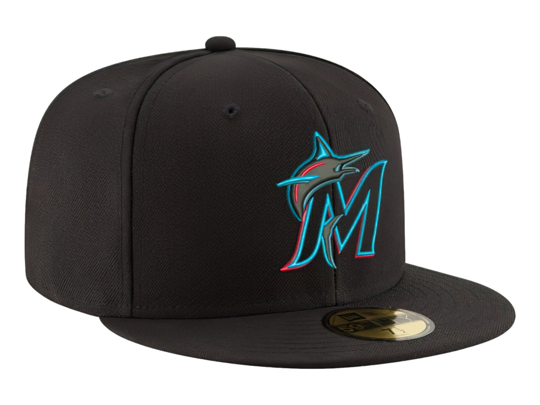 Gorra New Era Miami Marlins MLB Negro para Hombre
