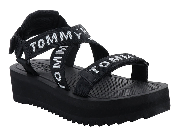 Sandalias Gladiador Tommy Hilfiger Negro para Mujer