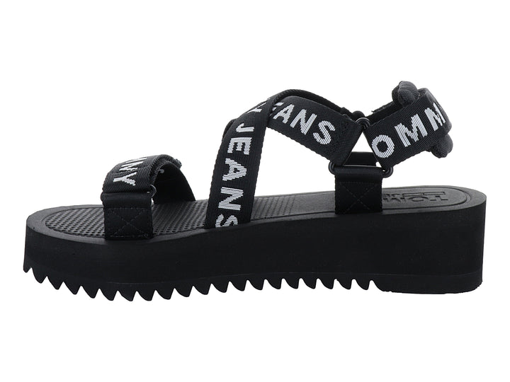 Sandalias Gladiador Tommy Hilfiger Negro para Mujer