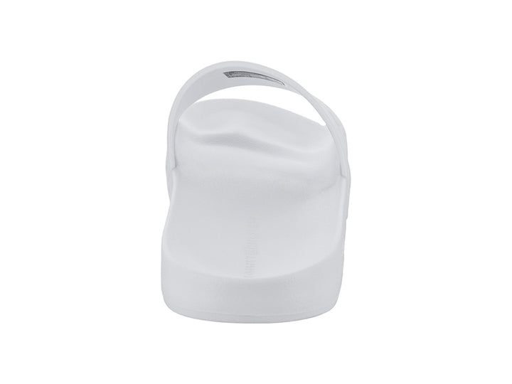 Sandalia Tommy Hilfiger blanca para Hombre con correa texturizada y suela plana.