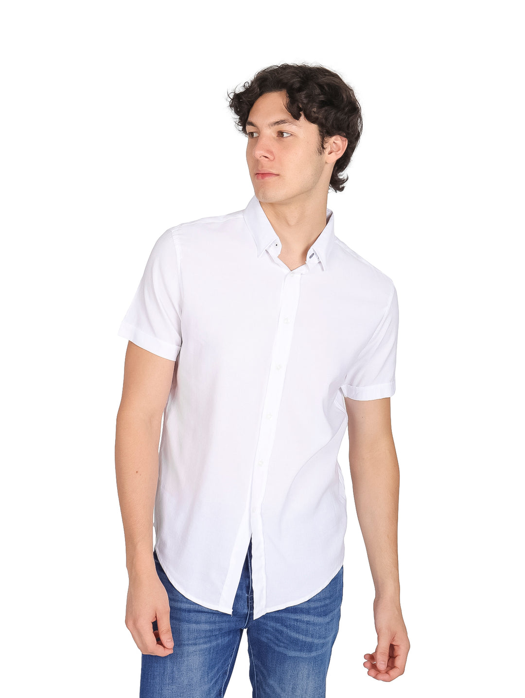 Camisa Vertical Eagle Blanco para Hombre