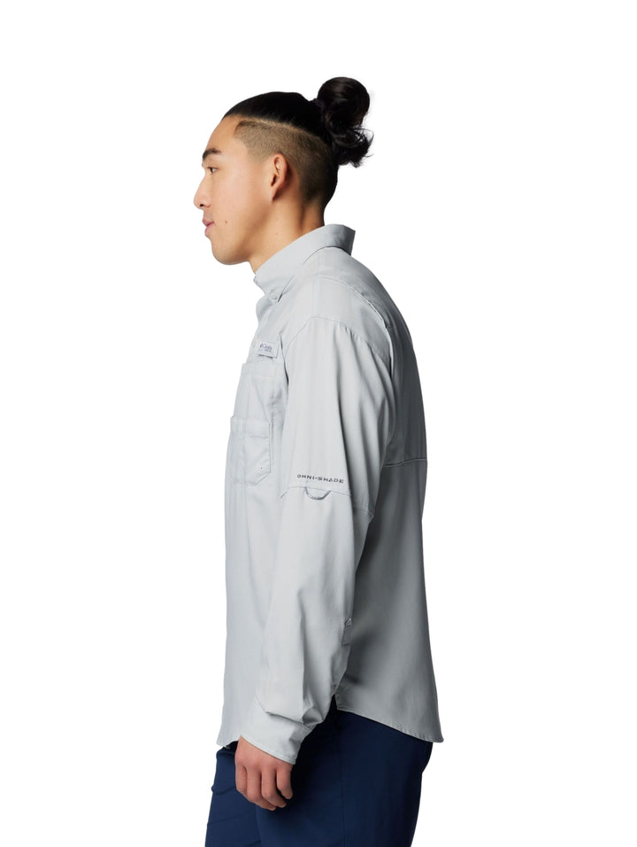 Camisa Columbia Tamiami II Manga Larga Color Gris para Hombre