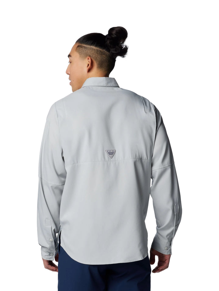 Camisa Columbia Tamiami II Manga Larga Color Gris para Hombre