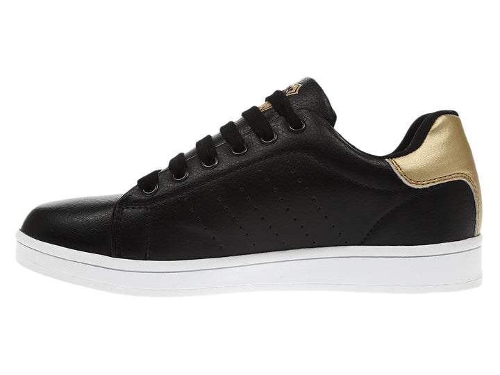 Tenis K-SWISS Loki Negro y Dorado para Mujer