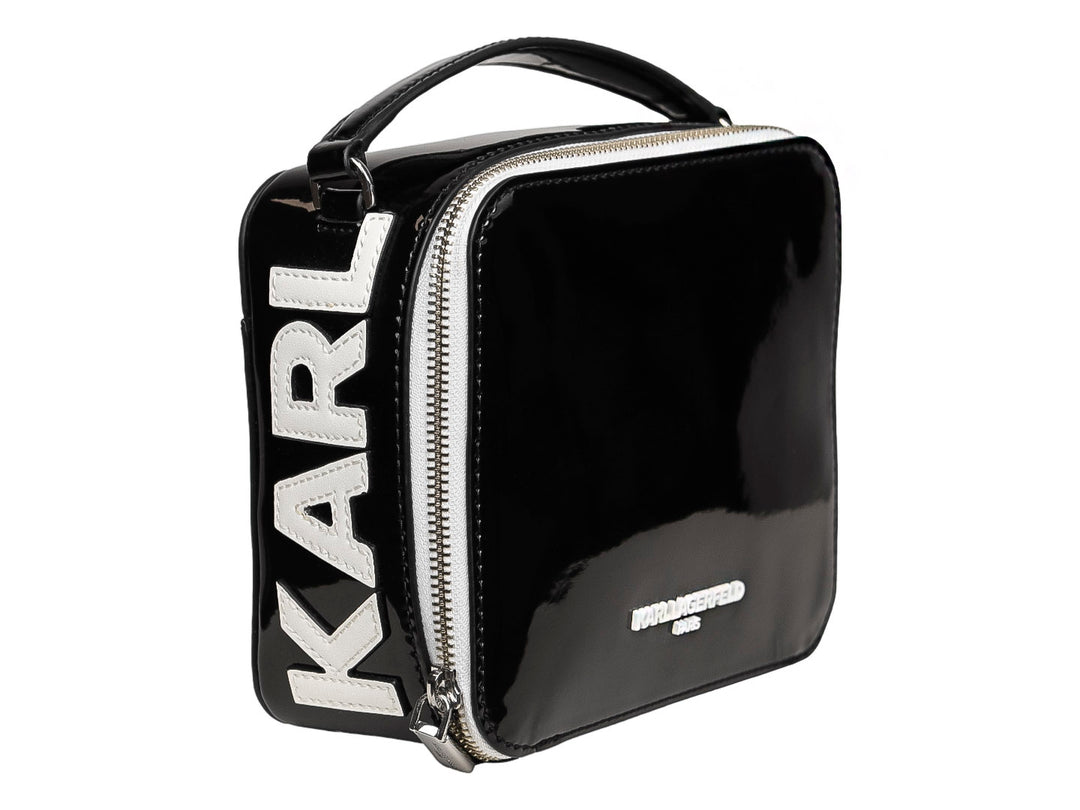 Bolso de Hombro Karl Lagerfeld Negro Charol