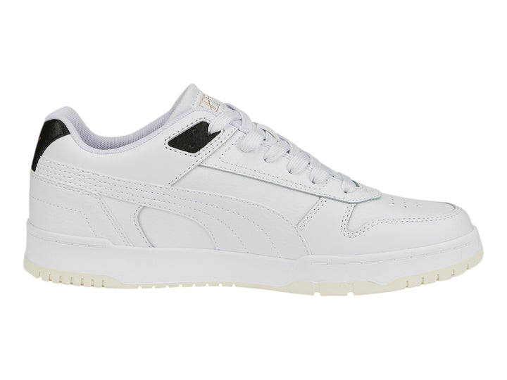 Tenis PUMA RBD Game Low Blanco, Negro y Oro para Hombre
