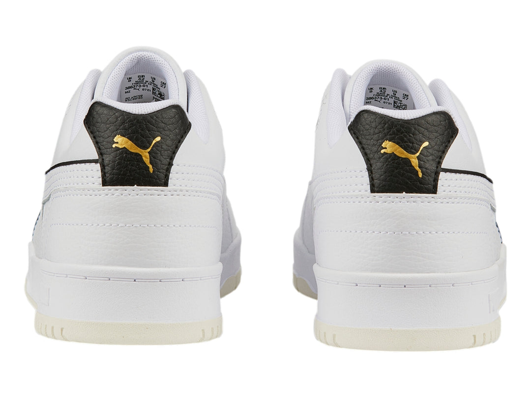 Tenis PUMA RBD Game Low Blanco, Negro y Oro para Hombre