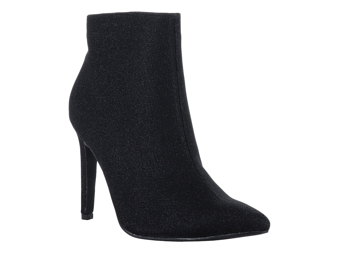 Botines Roze Negros con Destellos para Mujer