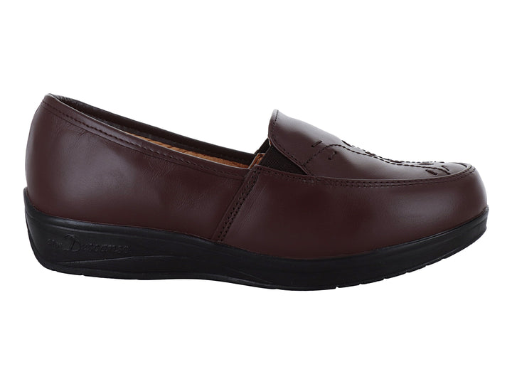 Zapatos Mocasines Mas Descanso Café para Mujer