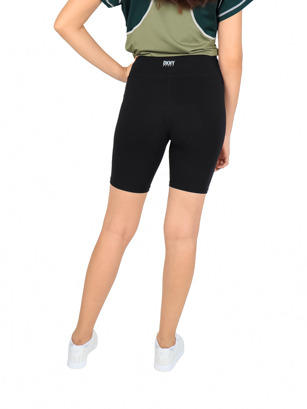 Short Bike DKNY Negro para Mujer
