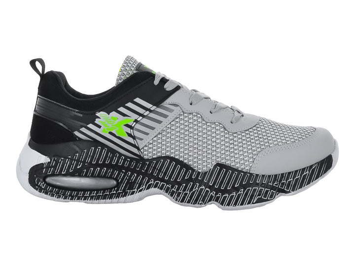 Tenis de Baloncesto MAKENA Negro Gris Verde para Hombre