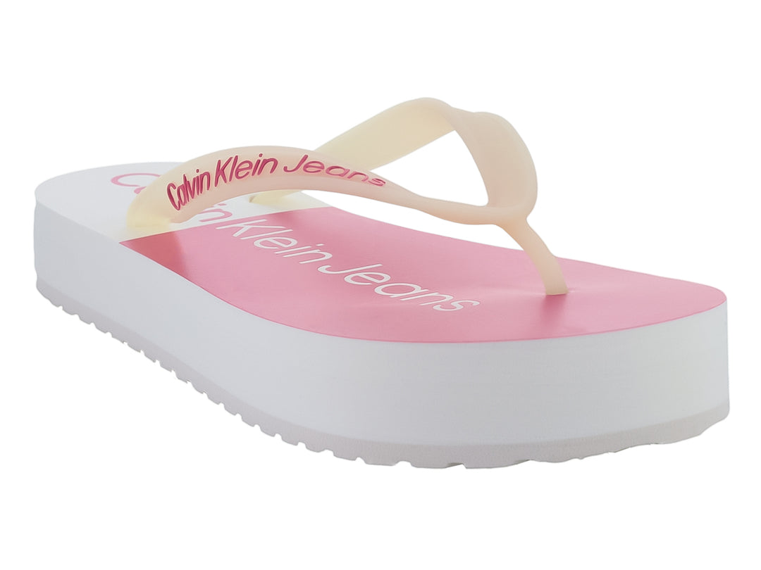 Sandalias de Plataforma Calvin Klein Blanco para Mujer