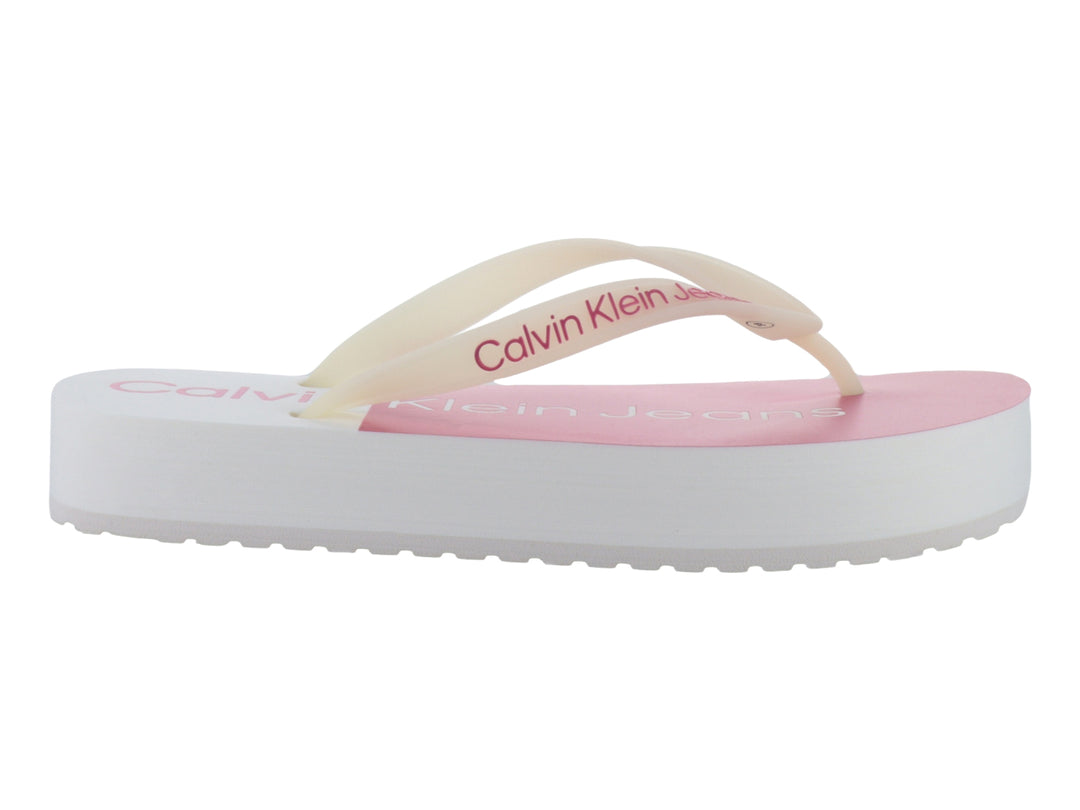 Sandalias de Plataforma Calvin Klein Blanco para Mujer