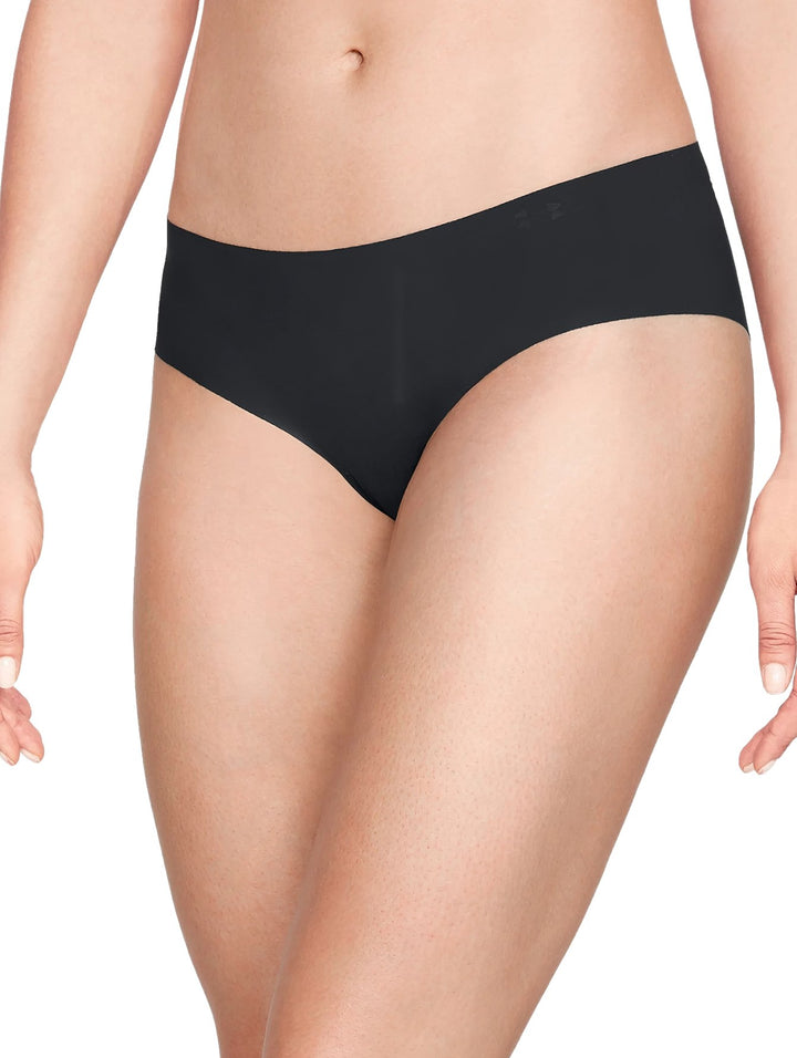 Pack 3 Calzones Hipster Under Armour Negro para Mujer