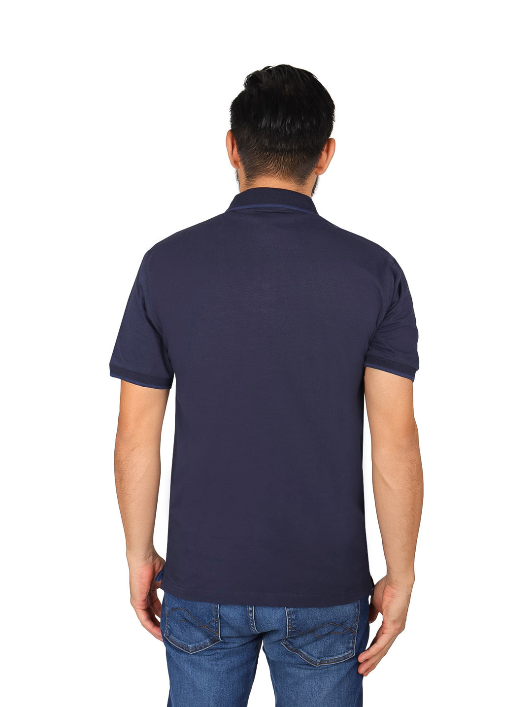 Playera Polo Vertical Eagle Azul Marino para Hombre
