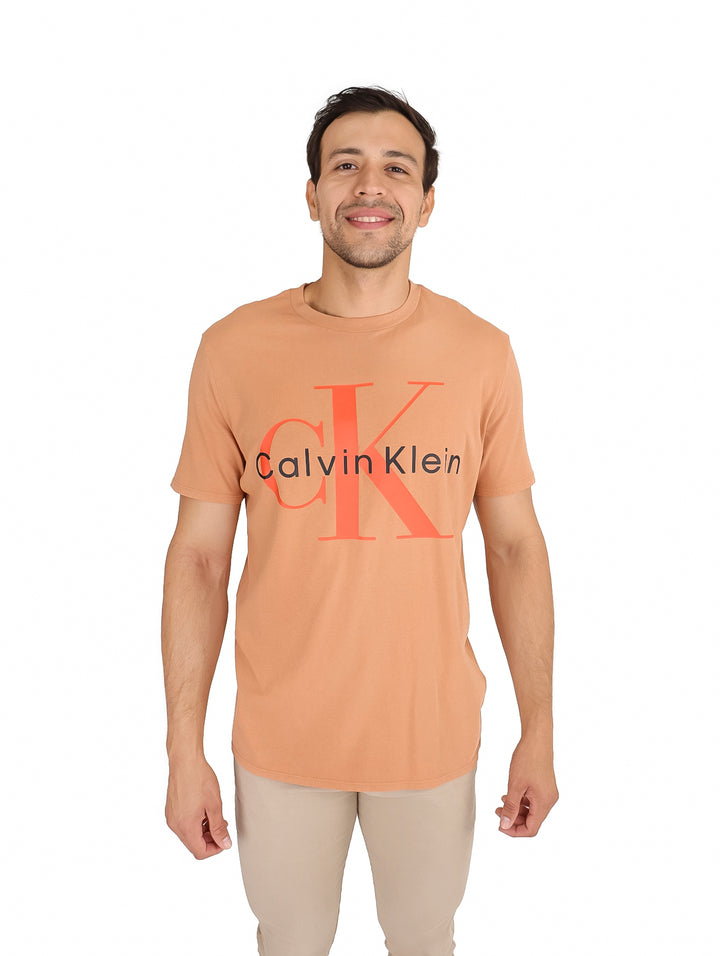 Playera Calvin Klein Color Canela para Hombre