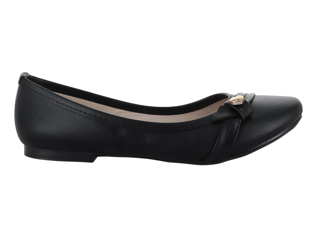 Zapatos Planos Luna Rosa Negro para Mujer