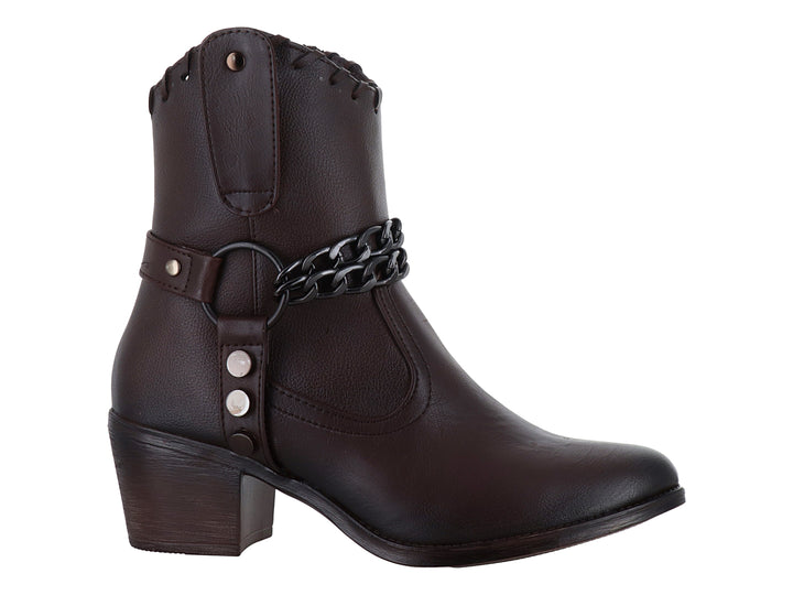 Botines Vaqueros Lady Carolina Moka para Mujer