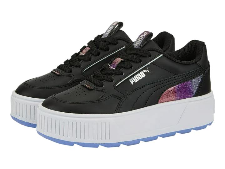 Tenis PUMA Carmen Rebelle Night Out Negro y Lavanda para Niña