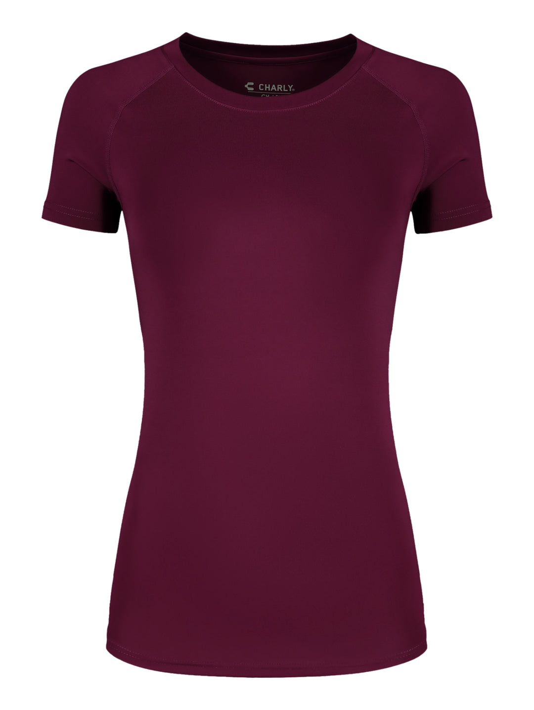 Playera Deportiva Charly Morado para Mujer