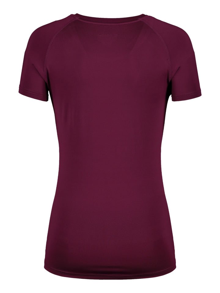 Playera Deportiva Charly Morado para Mujer