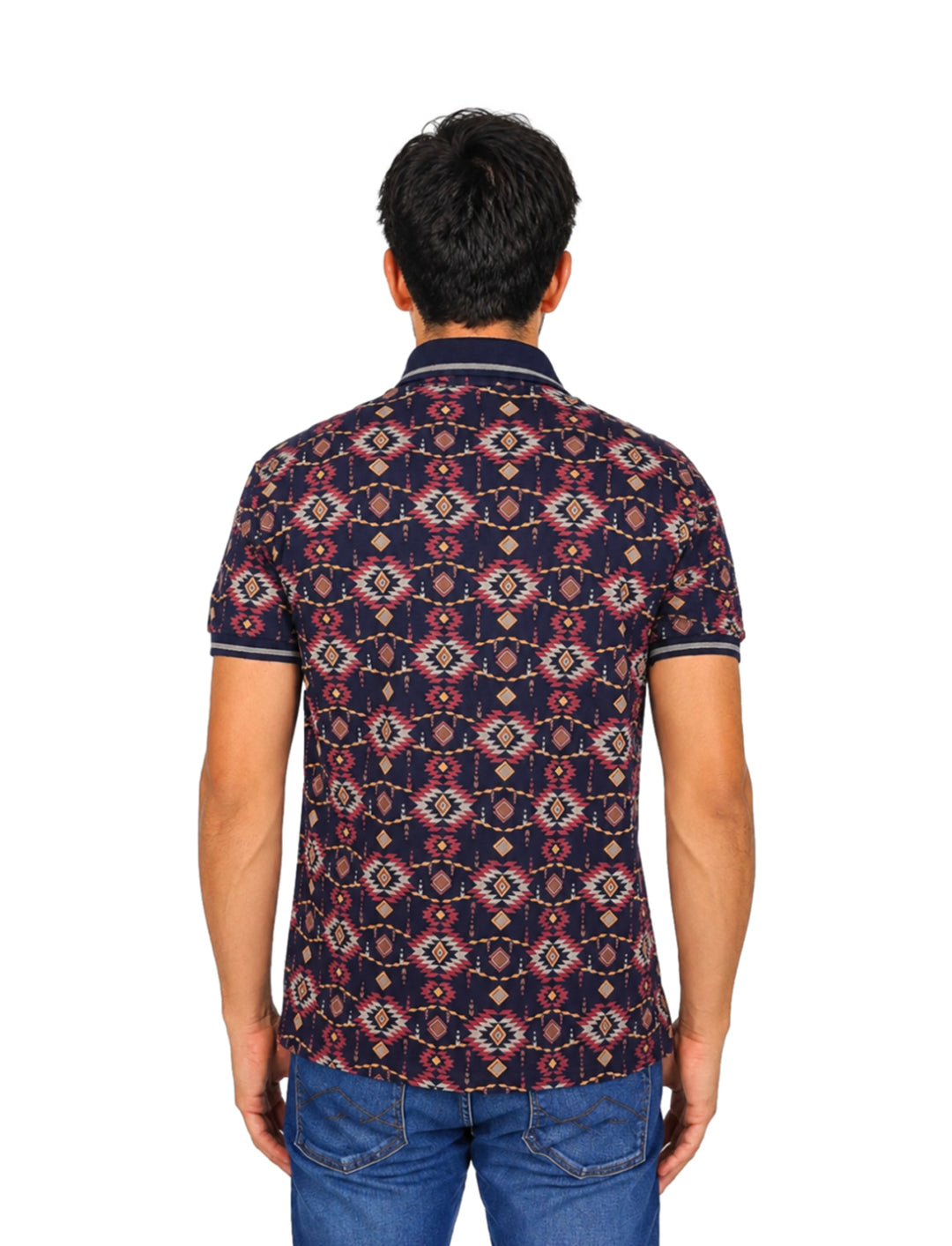 Playera Polo Platini Navy Multicolor para Hombre