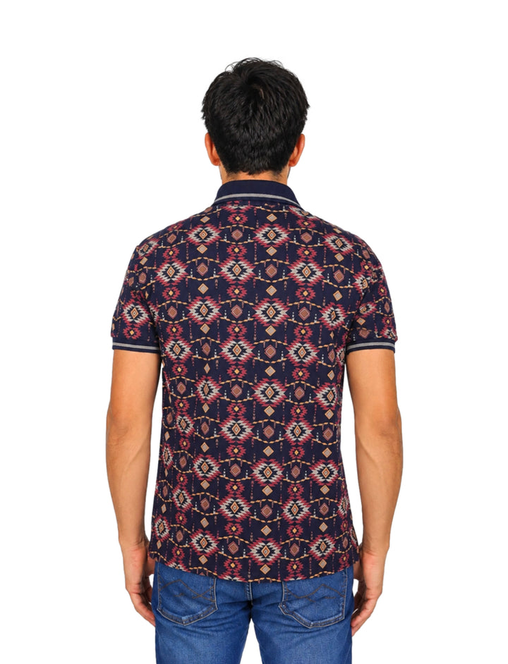 Playera Polo Platini Navy Multicolor para Hombre