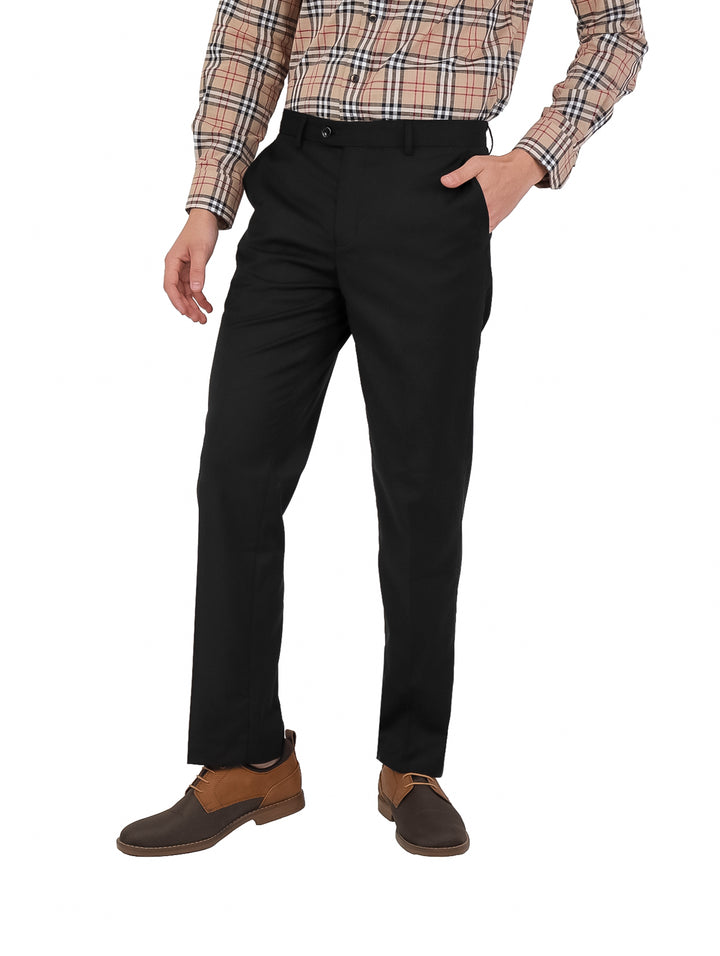 Pantalón de Gabardina Barabas Negro para Hombre
