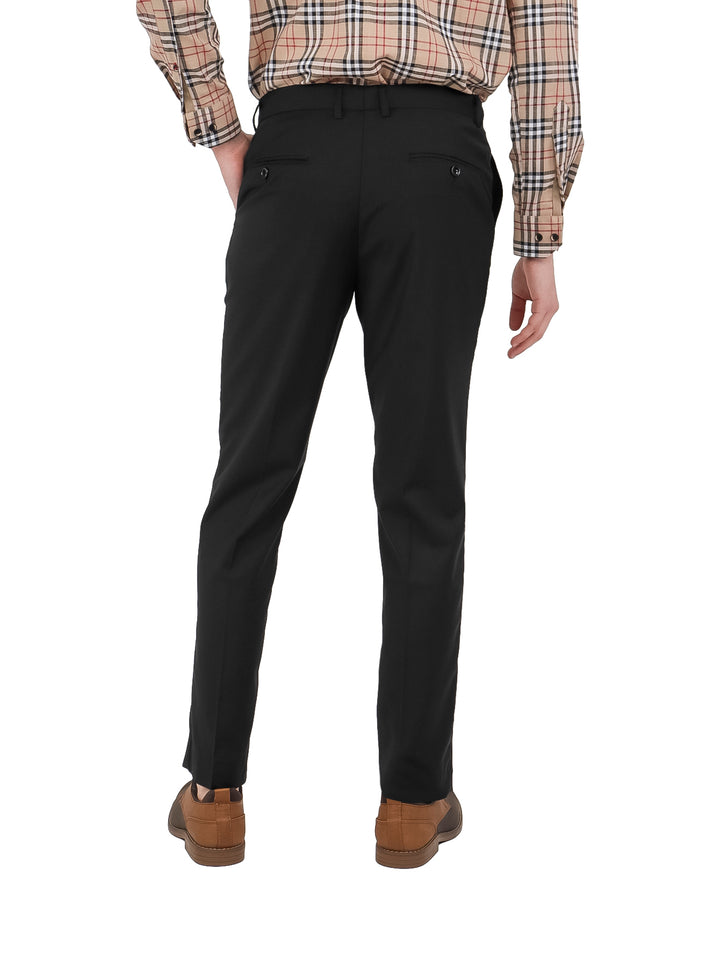 Pantalón de Gabardina Barabas Negro para Hombre